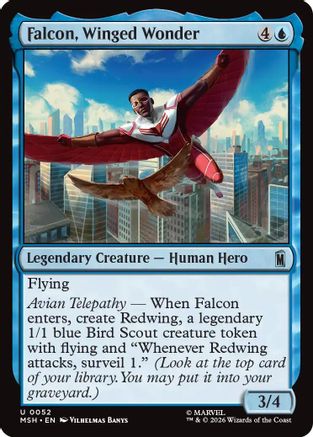 Falcon, Winged Wonder (052) - Marvel Super Heroes
