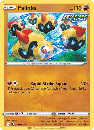 Falinks (83) - Battle Styles