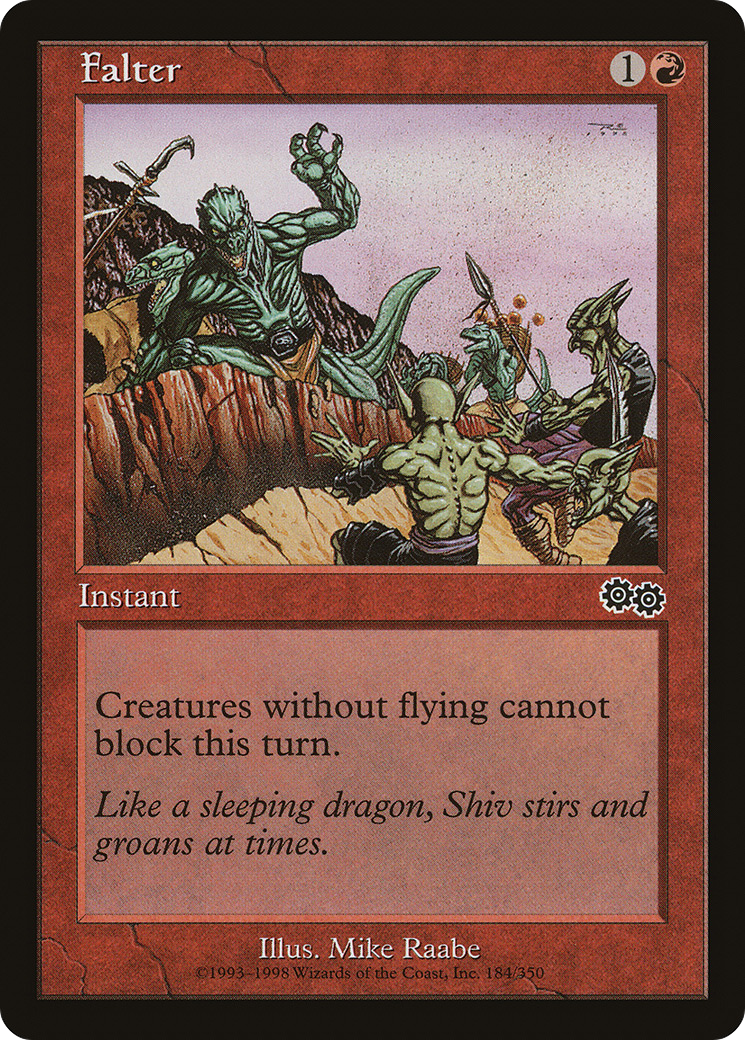 Falter (184) - Urza's Saga