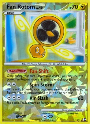 Fan Rotom (RT1) Reverse Holofoil - Rising Rivals