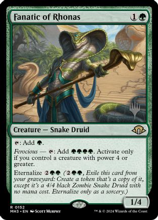 Fanatic of Rhonas (Promo Pack) (152) - Lorwyn Eclipsed