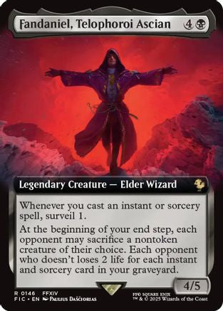 Fandaniel, Telophoroi Ascian (Extended Art) (146) Foil - Commander: FINAL FANTASY