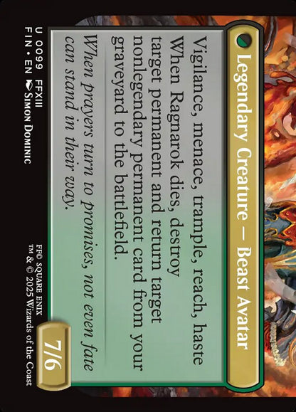 Fang, Fearless l'Cie (099) Foil - FINAL FANTASY