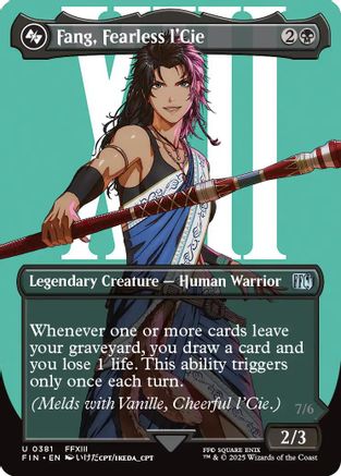 Fang, Fearless l'Cie (Borderless) (381) Foil - FINAL FANTASY