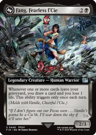 Fang, Fearless l'Cie (Extended Art) (446) Foil - FINAL FANTASY
