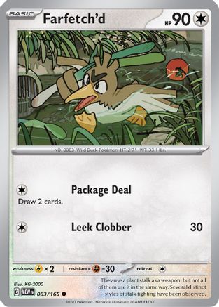 Farfetch'd (83) Reverse Holofoil - 151