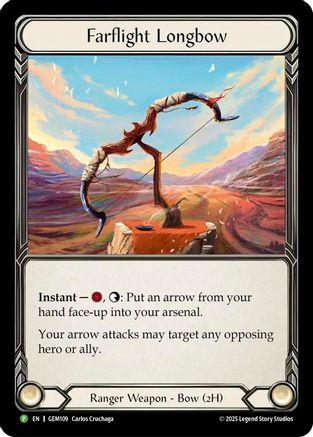 Farflight Longbow (GEM109) Cold Foil - GEM Pack