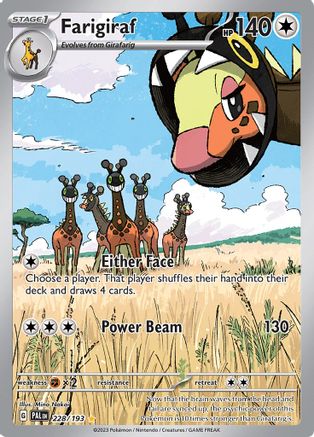 Farigiraf (228) Holofoil - Paldea Evolved