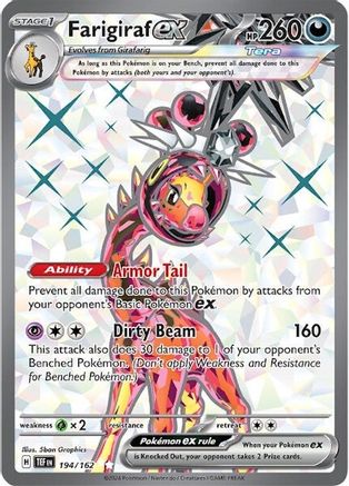 Farigiraf ex (Full Art) (194) Holofoil - Temporal Forces