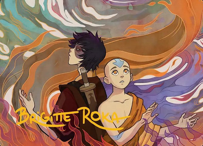 Fated Firepower (043s) Gold-Stamped - Art Series: Avatar: The Last Airbender