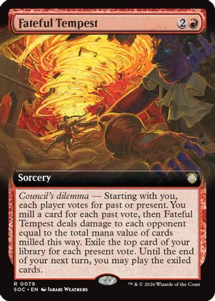 Fateful Tempest (Extended Art) (079) - Commander: Secrets of Strixhaven