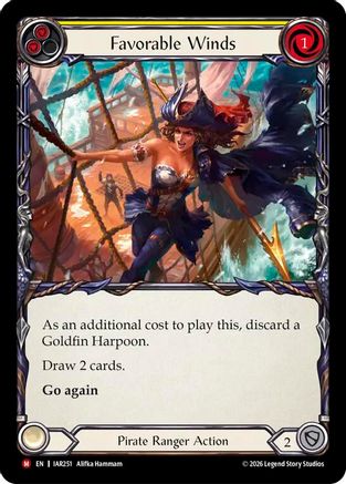 Favorable Winds (IAR251) Rainbow Foil - Usurp the Shadow Throne