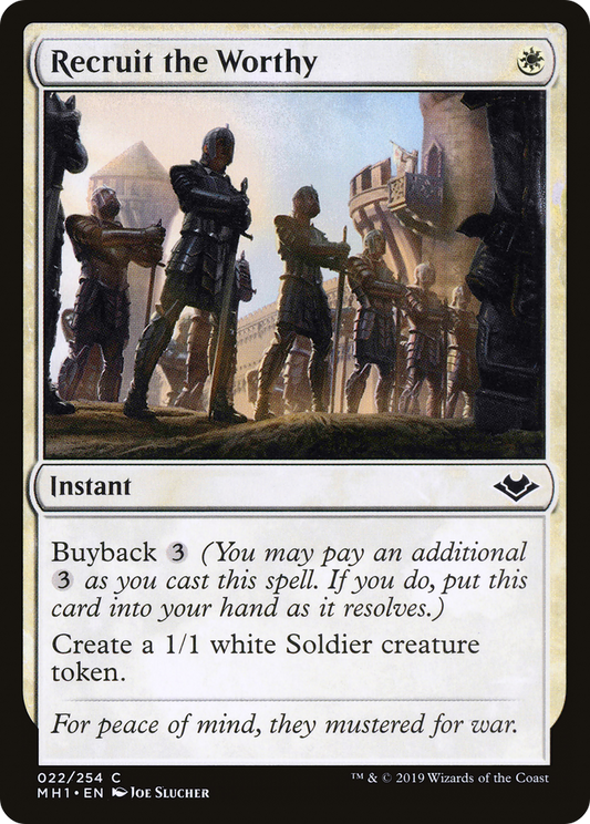 Recruit the Worthy (022) - Modern Horizons