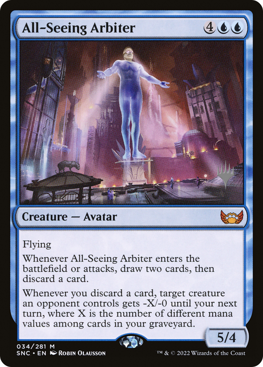 All-Seeing Arbiter (34p) - Streets of New Capenna Promos