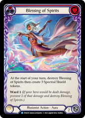 Blessing of Spirits (Red) [DYN218] (Dynasty)  Rainbow Foil | Silver Goblin