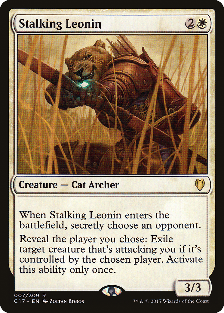 Stalking Leonin (007) - Commander 2017