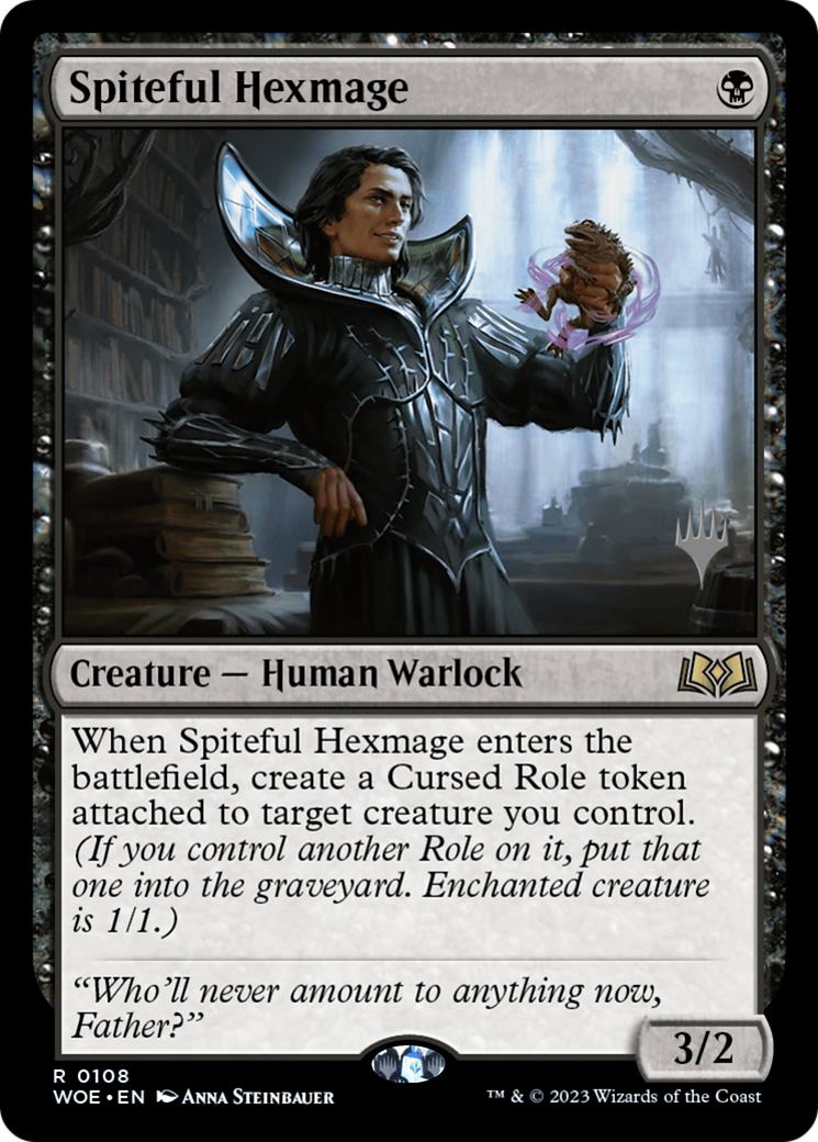 Spiteful Hexmage (108) Foil - Wilds of Eldraine Promos