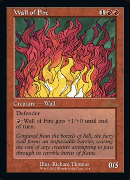 Wall of Fire (Retro) (474) - 30th Anniversary Edition