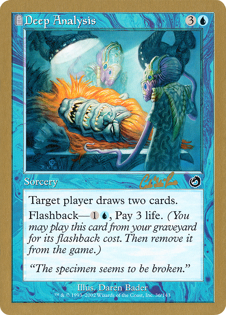Deep Analysis (Retro) (cr36) - World Championship Decks 2002