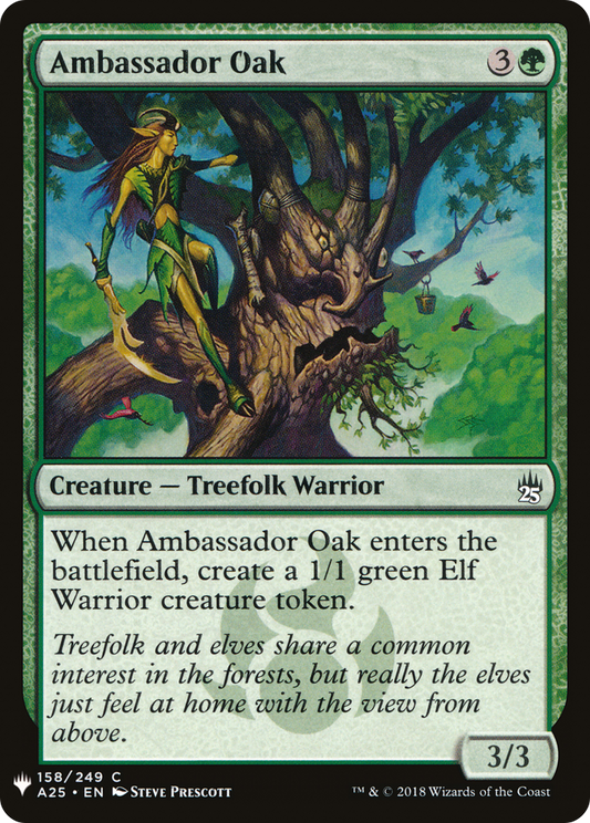 Ambassador Oak (A25-158) - The List