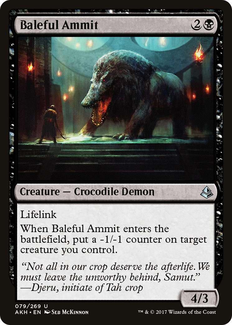 Baleful Ammit (079) - Amonkhet