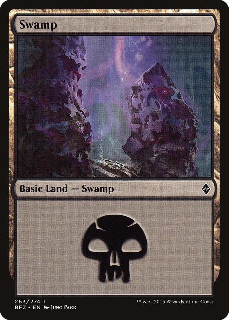 Swamp (263) - Battle for Zendikar