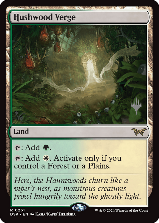 Hushwood Verge [Duskmourn: House of Horror Promos] Foil