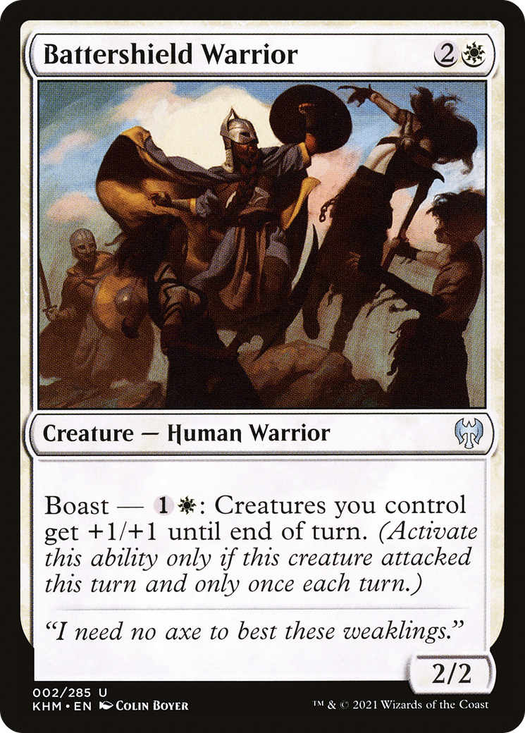 Battershield Warrior (002) - Kaldheim