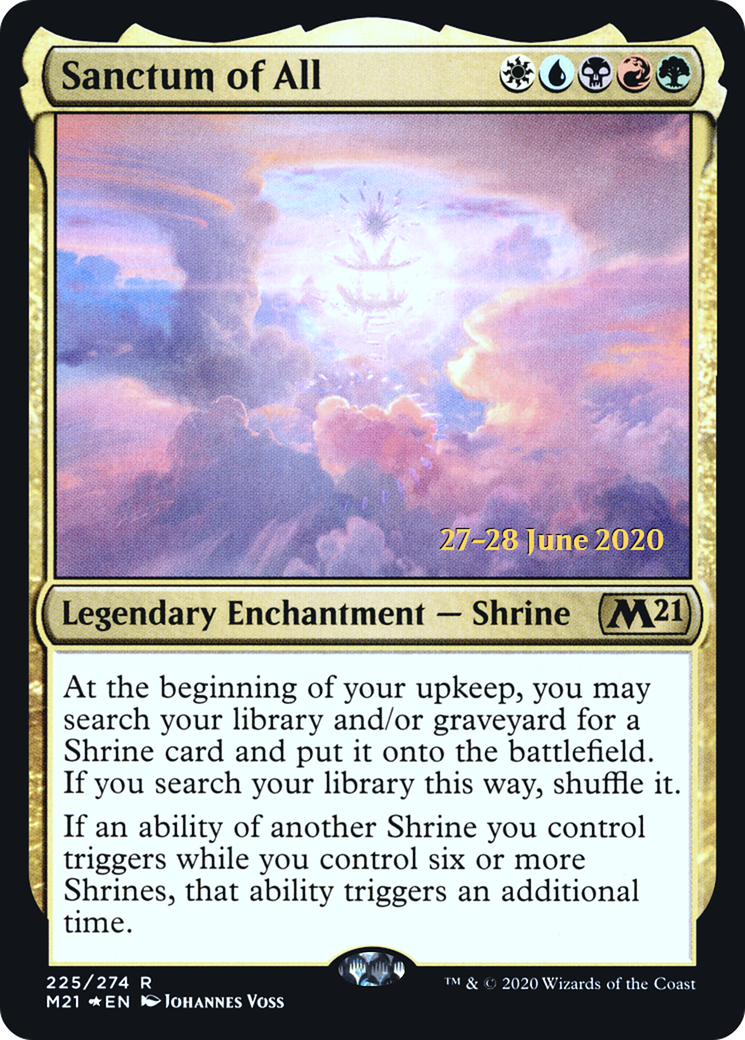 Sanctum of All (225s) Foil - Core Set 2021 Promos