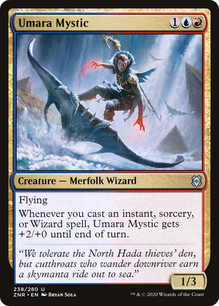Umara Mystic (238) Foil - Zendikar Rising