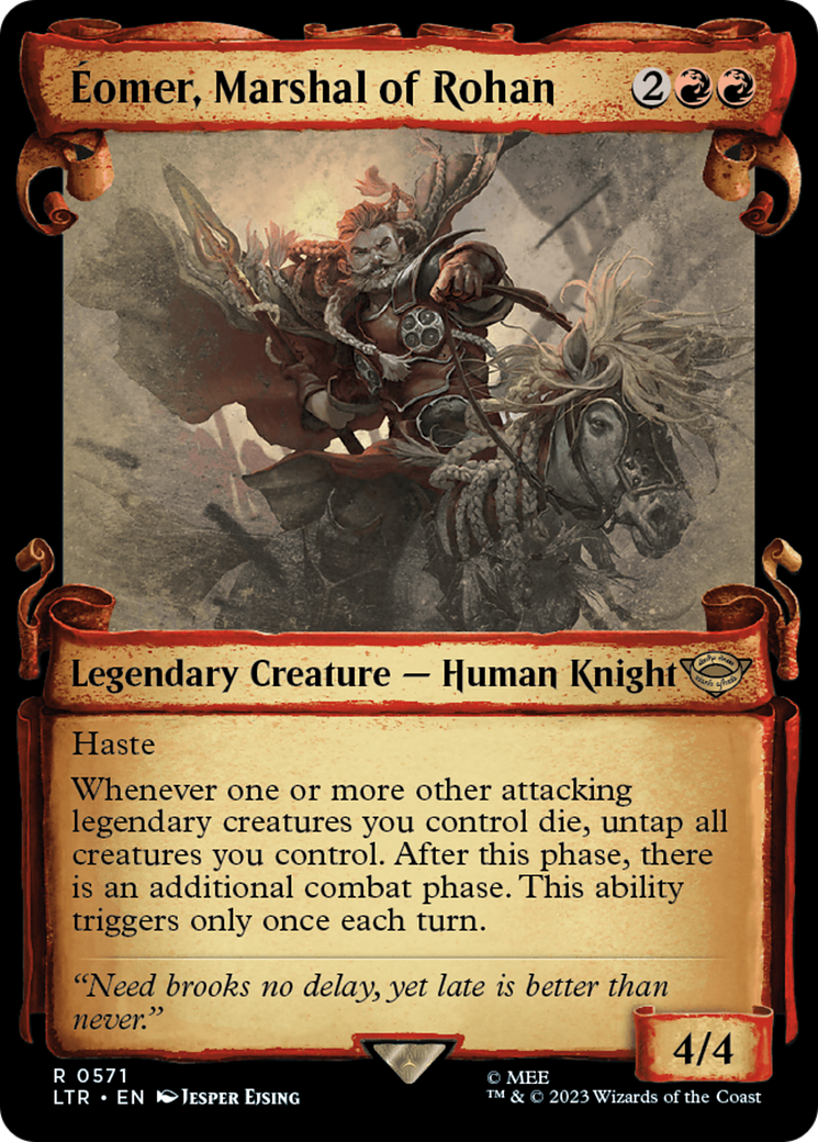 Eomer, Marshal of Rohan (Showcase Scrolls) (Showcase) (571) - The Lord of the Rings: Tales of Middle-earth