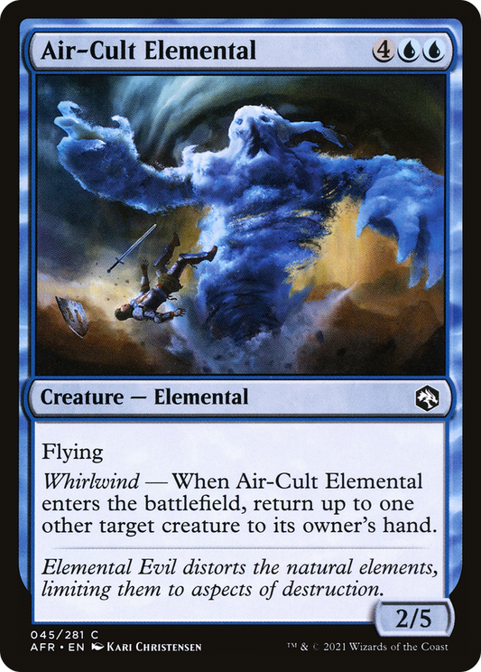 Air-Cult Elemental [Dungeons & Dragons: Adventures in the Forgotten Realms] Foil
