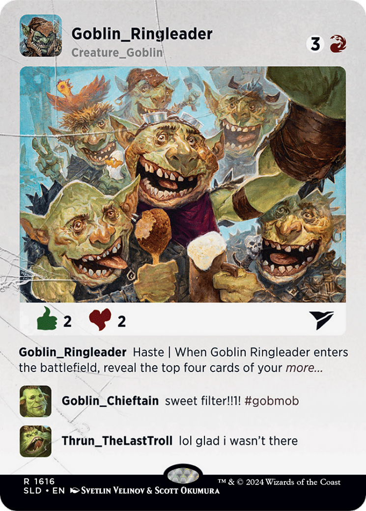 Goblin Ringleader (1616) - Secret Lair Drop
