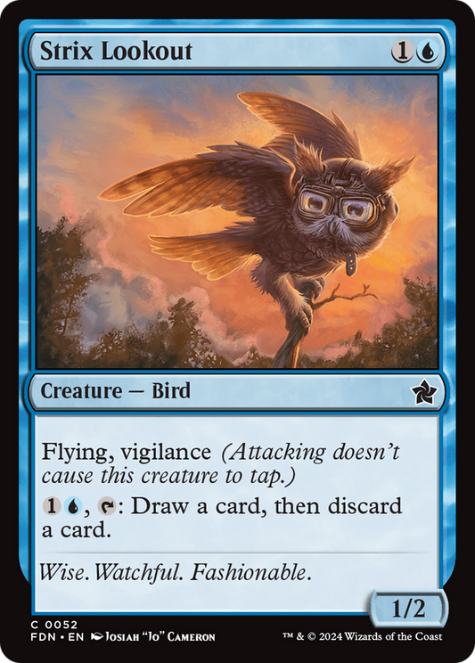 Strix Lookout [Foundations] Foil