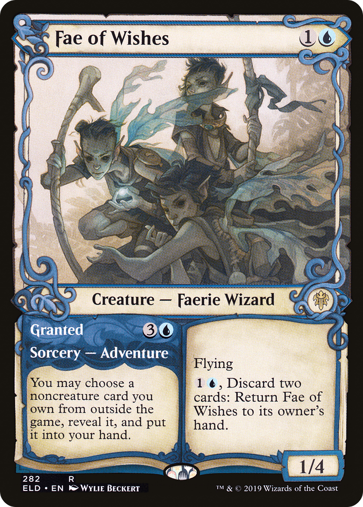 Fae of Wishes // Granted (Showcase) [Throne of Eldraine] | Silver Goblin