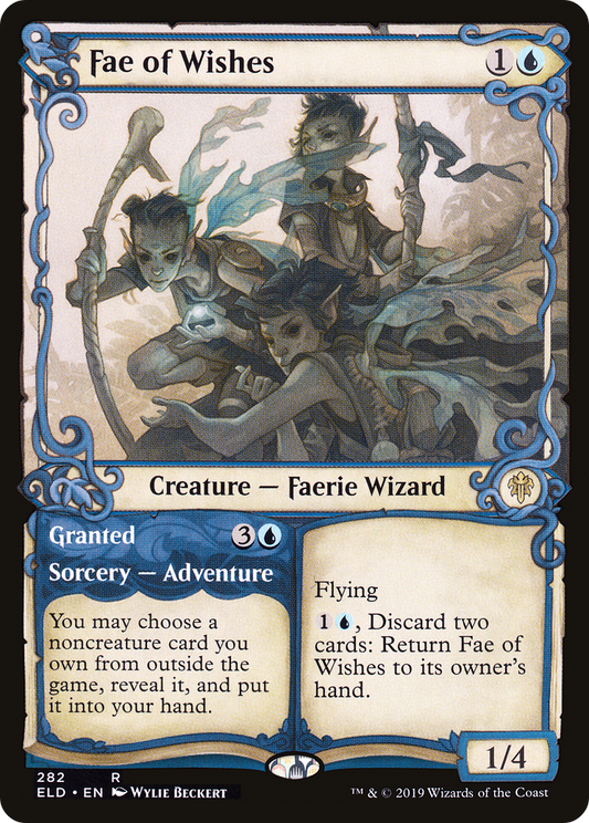 Fae of Wishes // Granted (Showcase) (282) Foil - Throne of Eldraine