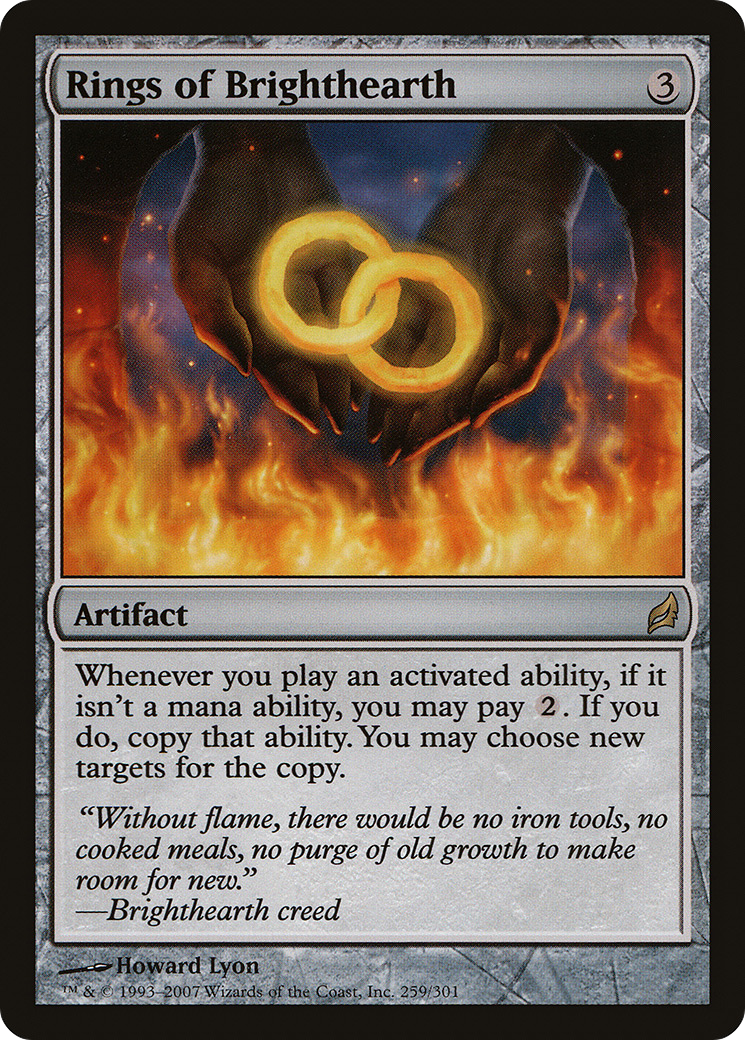 Rings of Brighthearth (259) Foil - Lorwyn