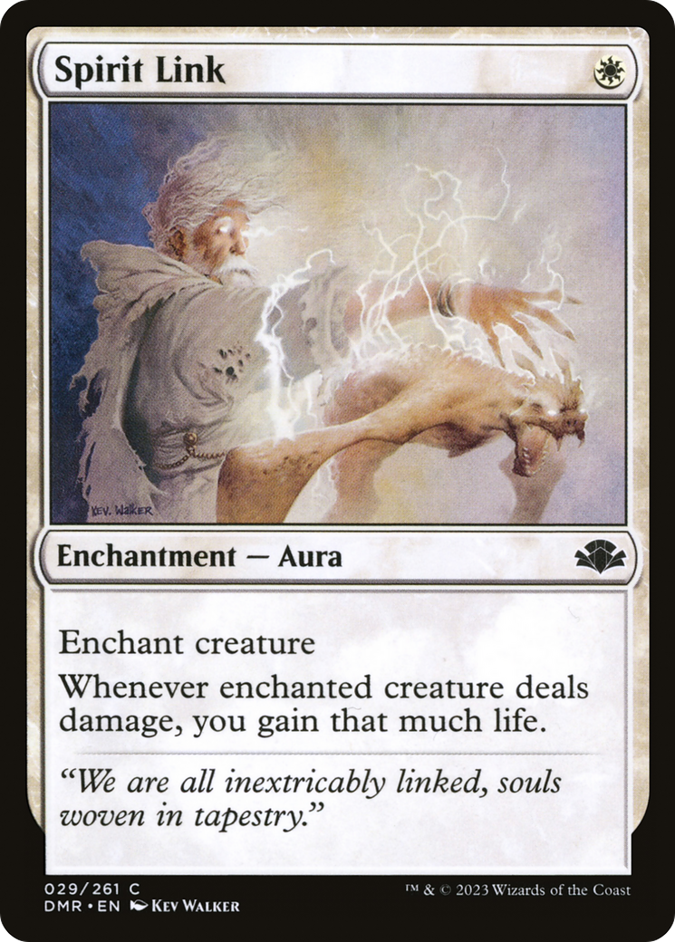 Spirit Link [Dominaria Remastered] Foil