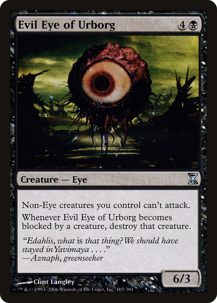 Evil Eye of Urborg (107) Foil - Time Spiral