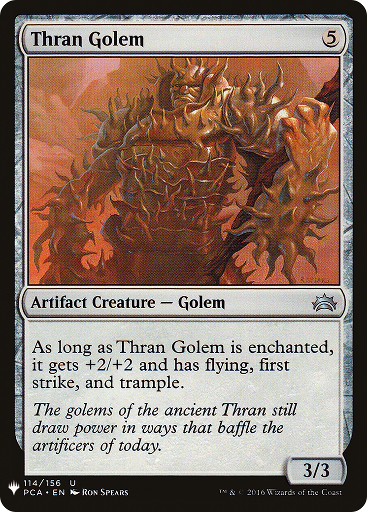 Thran Golem (114) - The List