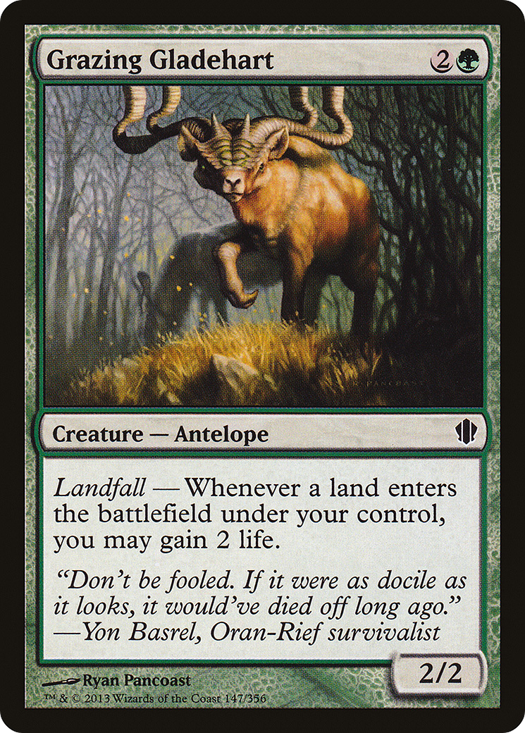 Grazing Gladehart (147) - Commander 2013