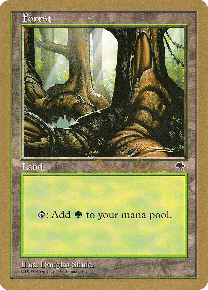 Forest (bs348) (Brian Selden) [World Championship Decks 1998] | Silver Goblin