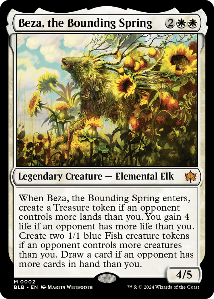 Beza, the Bounding Spring (002) Foil - Bloomburrow