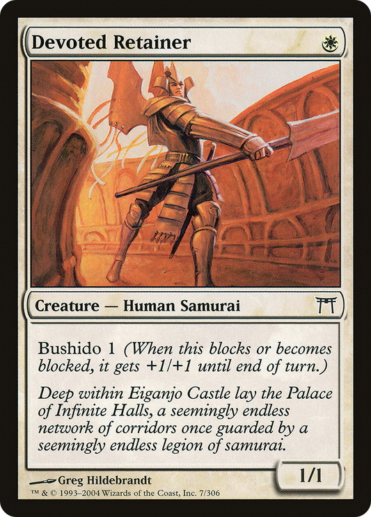 Devoted Retainer [Champions of Kamigawa] Foil