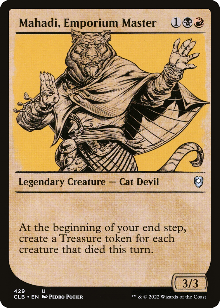 Mahadi, Emporium Master (Showcase) (429) - Commander Legends: Battle for Baldur's Gate