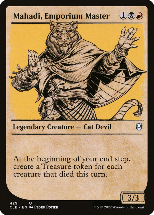 Mahadi, Emporium Master (Showcase) (429) - Commander Legends: Battle for Baldur's Gate