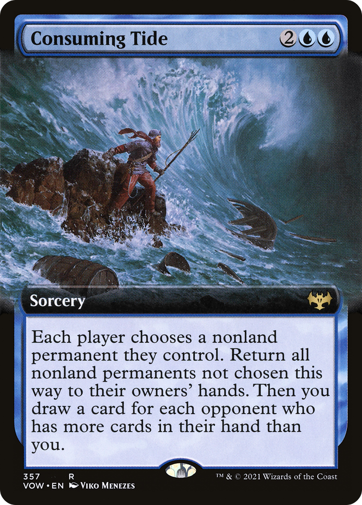 Consuming Tide (Extended Art) [Innistrad: Crimson Vow] Foil