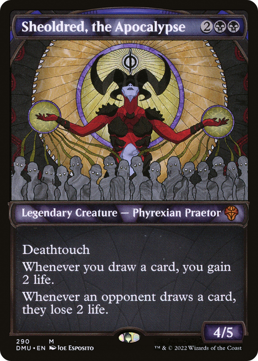 Sheoldred, the Apocalypse (Showcase) [Dominaria United] Foil