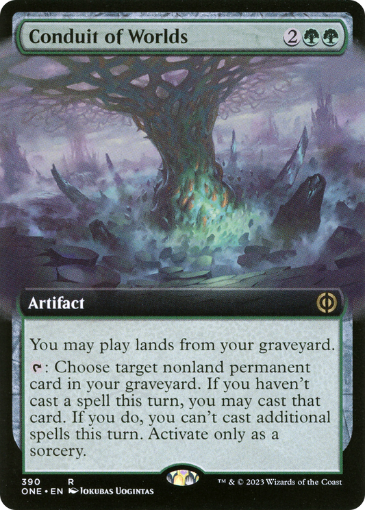 Conduit of Worlds (Extended Art) (390) - Phyrexia: All Will Be One