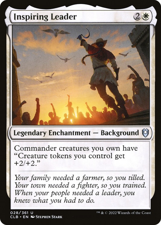Inspiring Leader [Commander Legends: Battle for Baldur's Gate] Foil
